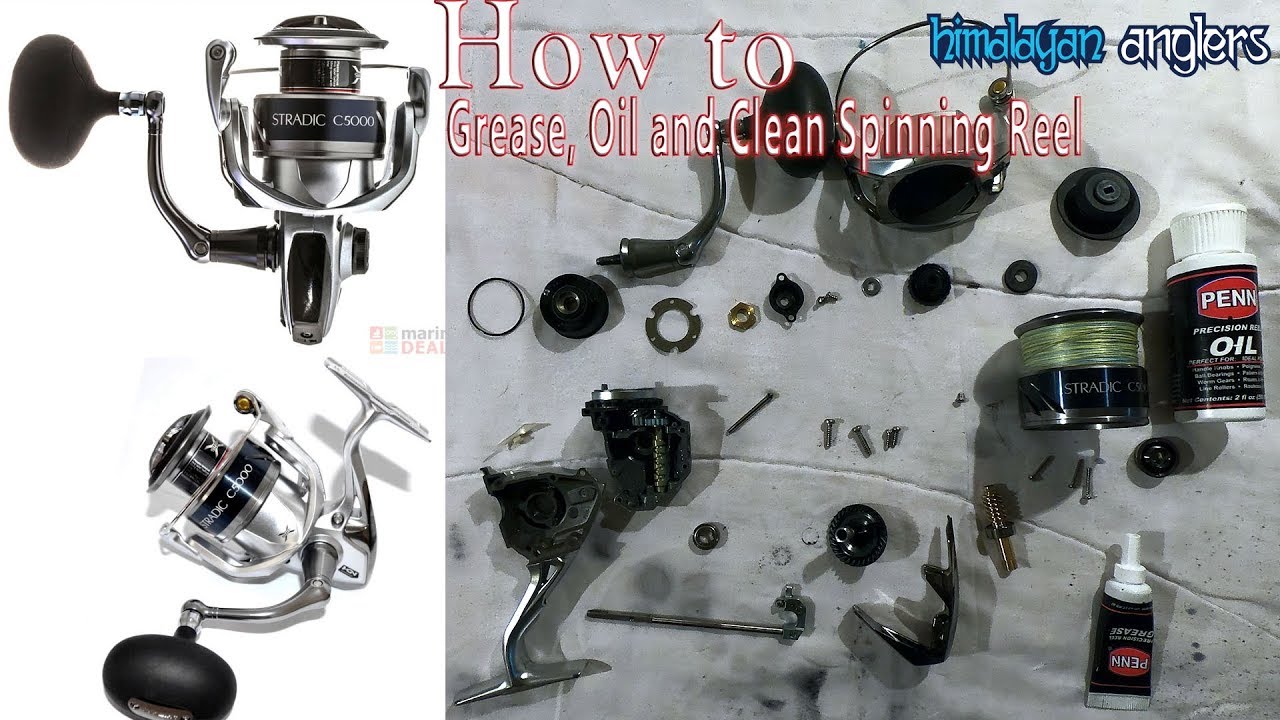 How to Grease, Oil & Clean Spinning Reel
