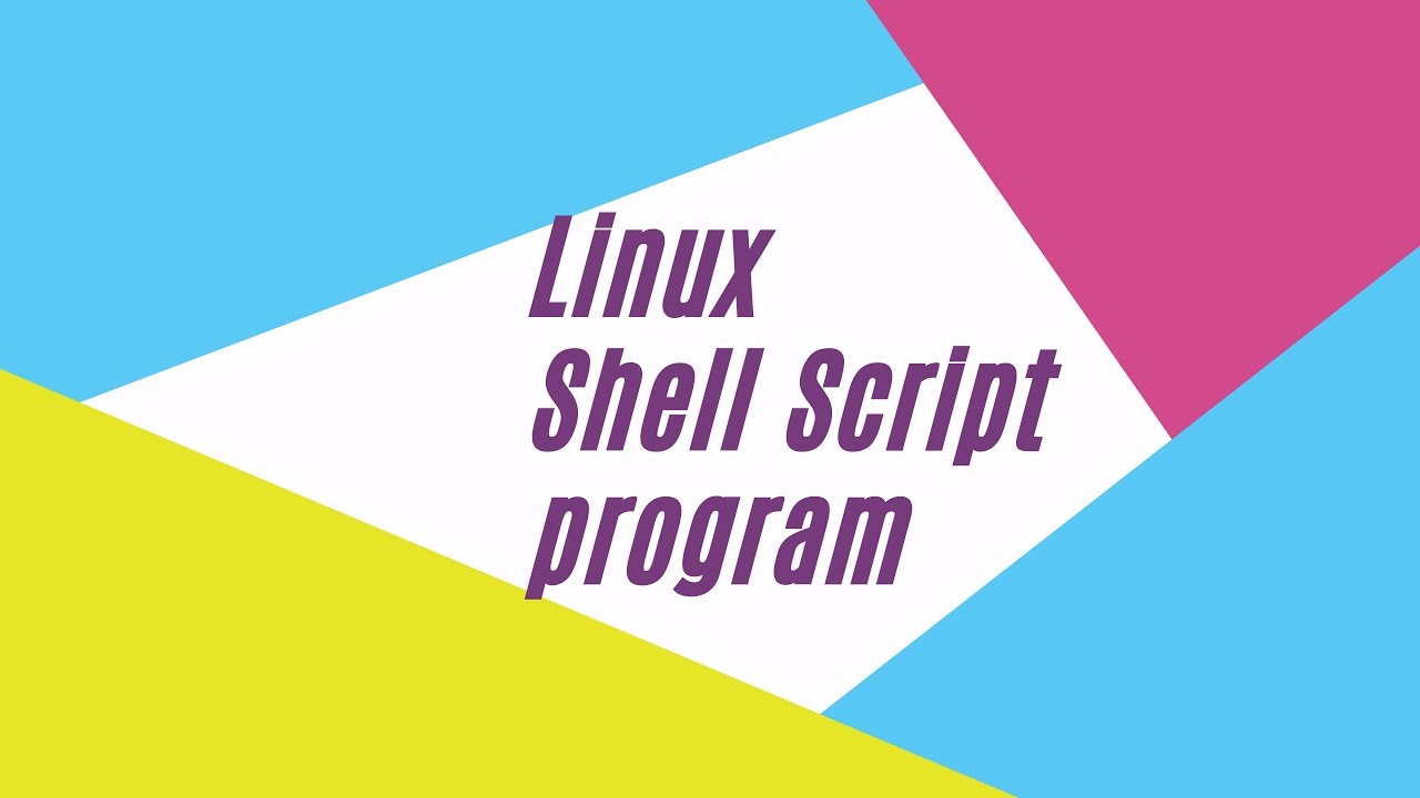 Linux shell 11 Shell script (Making a script for copy and move) - YouTube