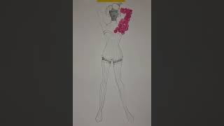 Helloween Costumes / Fashion Sketches  #Copicdrawing #Asmr