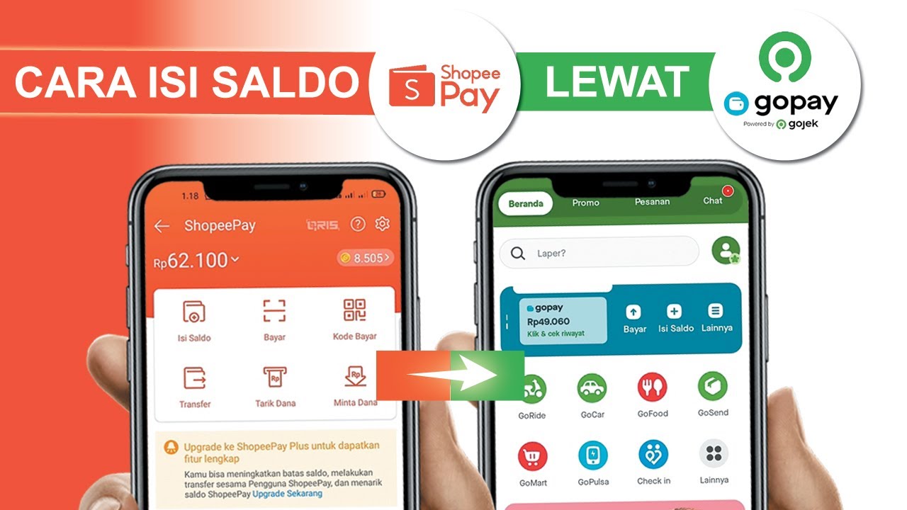 Berhasil ! Cara Top Up Saldo Shopeepay Lewat Gopay Terbaru 