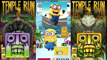Temple Run 2 Spoky Summit Vs Despicable Me Minion Rush Vs Temple Run 2 Jungle Fall Gameplay