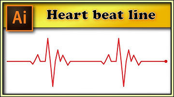 💓💗🖤 Hartslaglijn, ECG - Adobe Illustrator-zelfstudie