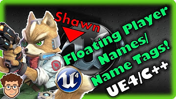 Floating Player Name + Name Tags | How To Make YOUR OWN SSB Game! | Unreal and C++ Tutorial, Part 16