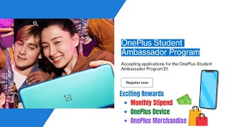 OnePlus Student Ambassador Program | Monthly Stipend with One Plus Devices to Students 😍😍
