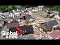 Germany floods: Drone footage shows devastation in Schuld after record rainfall