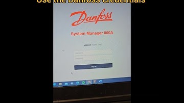 How to connect to Danfoss AK-SM 800A controller and backup