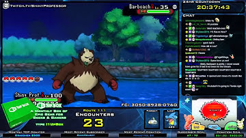 LIVE Shiny Barboach (23) Fishing Encounters in Pokemon ORAS