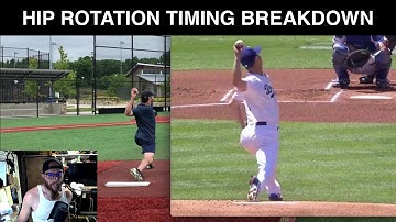 Hip Rotation Timing Breakdown - Pitching Mechanics | ROBBY ROWLAND