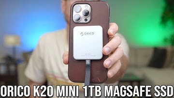 Orico K20 Mini Magsafe 1TB USB-C SSD for iPhone ProRes Log