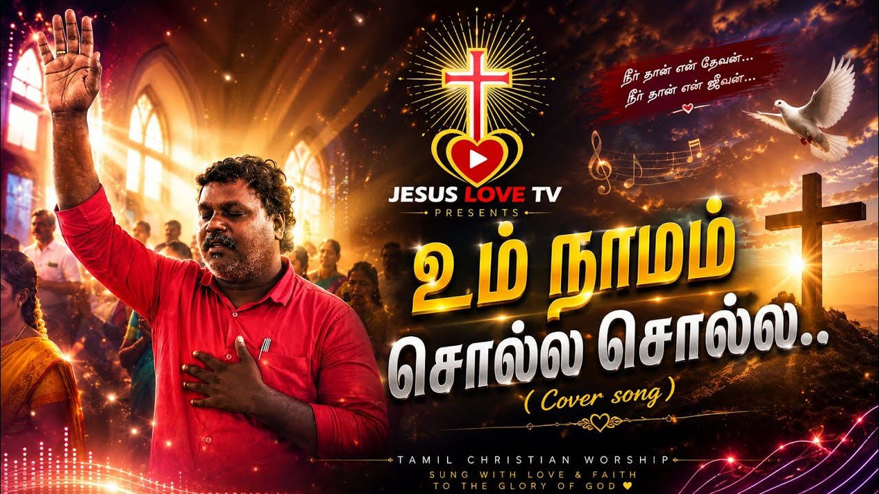 உன் நாமம் சொல்லச் சொல்ல | Old Tamil Christian Cover Song | Official Cover Video | JESUS LOVE TV