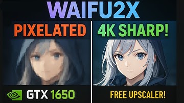 FREE VIDEO Upscale! Waifu2x on GTX 1650: Boost Video & Image Quality
