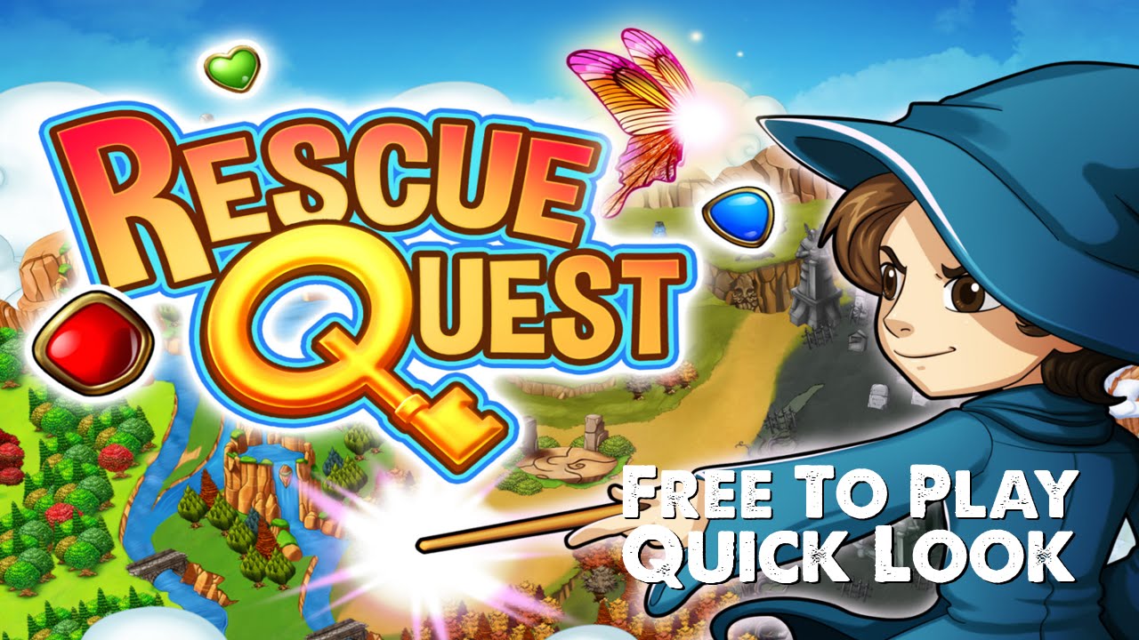 RESCUE QUEST "Free To Play" w/YourGibs - Quick Look - Initial Impressions - Early Game 