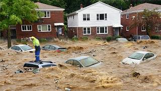 2 minutes ago in Alabama USA! Homes underwater, sudden flooding in Mobile County