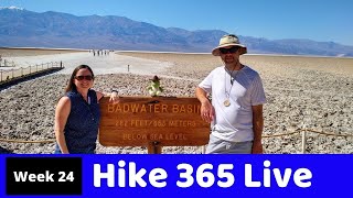 Hike 365 Live, Week 25 - Hiker Hangout - Park Travel Reviews
It is week 25! We have a map, a spreadsheet, and a bit of fun! We are still going to give out miles for the Hike 365 Challenge and share your pictures! Hike 365 Live is hosted by Happy Trails Hiking. Matt and Kay are trying to tread 365 miles in Parks and Public Lands in 2020.
They have invited everyone to join in this Hiking Challenge. Thanks for joining in our Hiker Hangout today!
http://happytrailshiking.com
At Happy Trails Hiking, we encourage you to live the life you love and seek solace and adventure in America’s Parks and Public Lands. We strive to motivate and inspire people through travel as well as fitness and nutrition.
Kay and Matt have been planning park travel and traveling to parks across the country for 20+ years. Kay has planned trips to National Parks for High School groups as well as couples over the last 5 years. Their personal tips and trail guides can be found on their various social media platforms as well as on their website. Hike 365 Live, Week 25 - Hiker Hangout - Park Travel Reviews