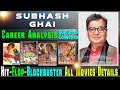 Director Subhash Ghai Box Office Collection Analysis Hit and Flop Blockbuster All Movies List.