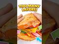 Too Many Layers Squishy Burger 🍔😱 Super Satisfying ASMR!