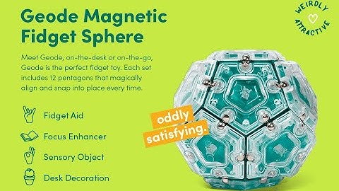 Speks Geode Magnetic Fidget Sphere