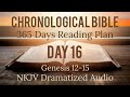 Day 16  one year chronological  daily bible reading plan  nkjv dramatized audio version  jan 16