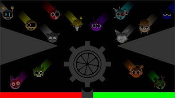 Horror Sprunki Marble Race in Algodoo - Who will win?