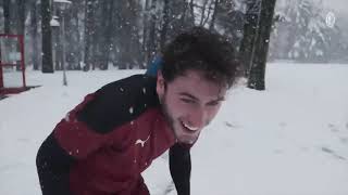 Snowball Fight At Milanello