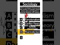 Which sociological theory posits that society is a complex system whose parts work together to promo