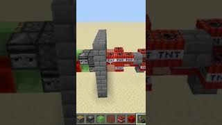🦅 Minecraft Simple Working Missile Tutorial #Shorts