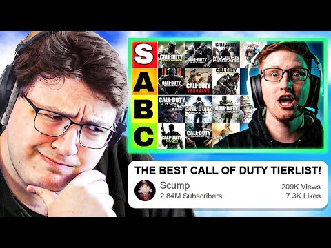 Is Scumpy’s Call Of Duty Tier List Perfect? - Marksman Reacts