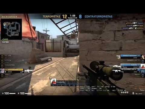 Tutorial de Como segurar RUSH B na Mirage de AWP - 5K.