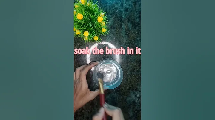 how to clean varnish brush #shortvideo #shorts #tutorial #cleanbrushes #brush #varnish #vibeart