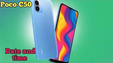 How To Set Date And Time In Poco C50, Set Date And Time In Poco C50, How To Set Date And Time