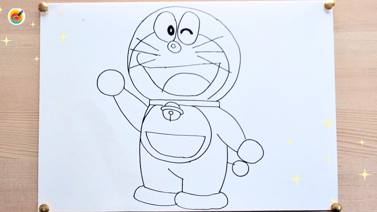 How to Draw Doraemon | Easy Step by Step Cartoon Drawing for Kids