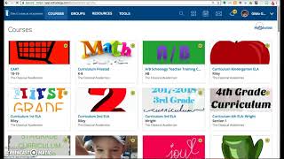 Schoology Viewing Archived Courses Aug 2018