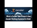 What is Zscaler? Main Product & Uses | Zscaler Working Explained in Hindi