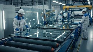Inside the Glass Factory — From Sand to Perfect Glass | Full Manufacturing Process