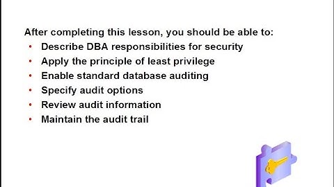 Oracle Database Security || Database Auditing || Audit Trial