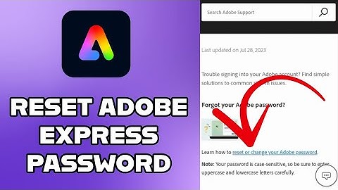 How to Reset Your Adobe Express Account Password 2024?