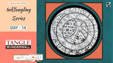 Tangle Wunderwall | HeartiZen | Exclusive Zentangle | Exploring Hearts | Year 2021