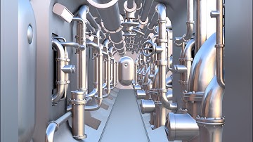 modeling a submarine corridor part 3 in blender 2 8 tutorial blender eevee