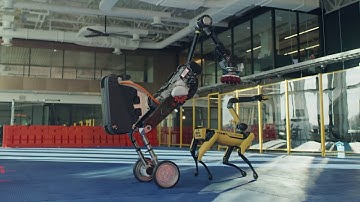 Boston Dynamics Robots + Bruno Mars / Mark Ronson   HD 1080p