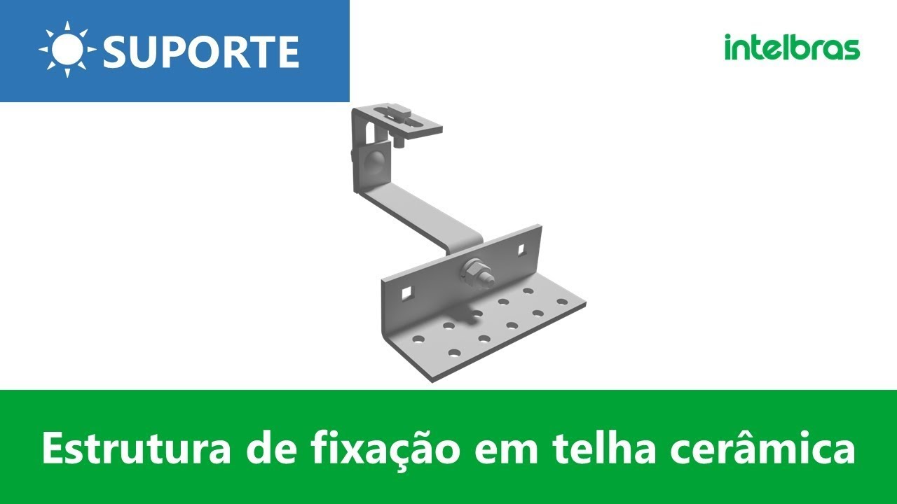 Como fazer a montagem da estrutura para fixação de painel solar em telha cerâmica - i2026