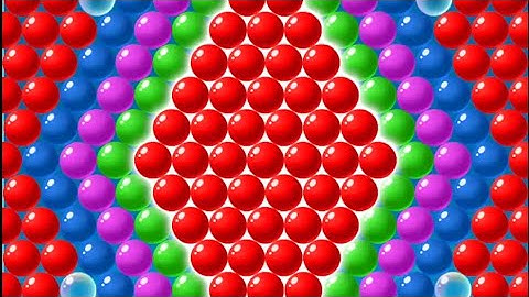 bubble shooter all level gameplay rainbow game level #169