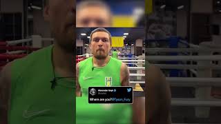 Usyk’s message to Tyson Fury