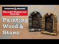 Painting Wood & Stone on Miniatures - Castle & Dungeon Doors