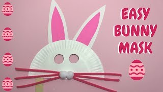Easy Bunny Mask Easter Crafts Paper Plate Crafts Youtube - paper plate bunny mask roblox