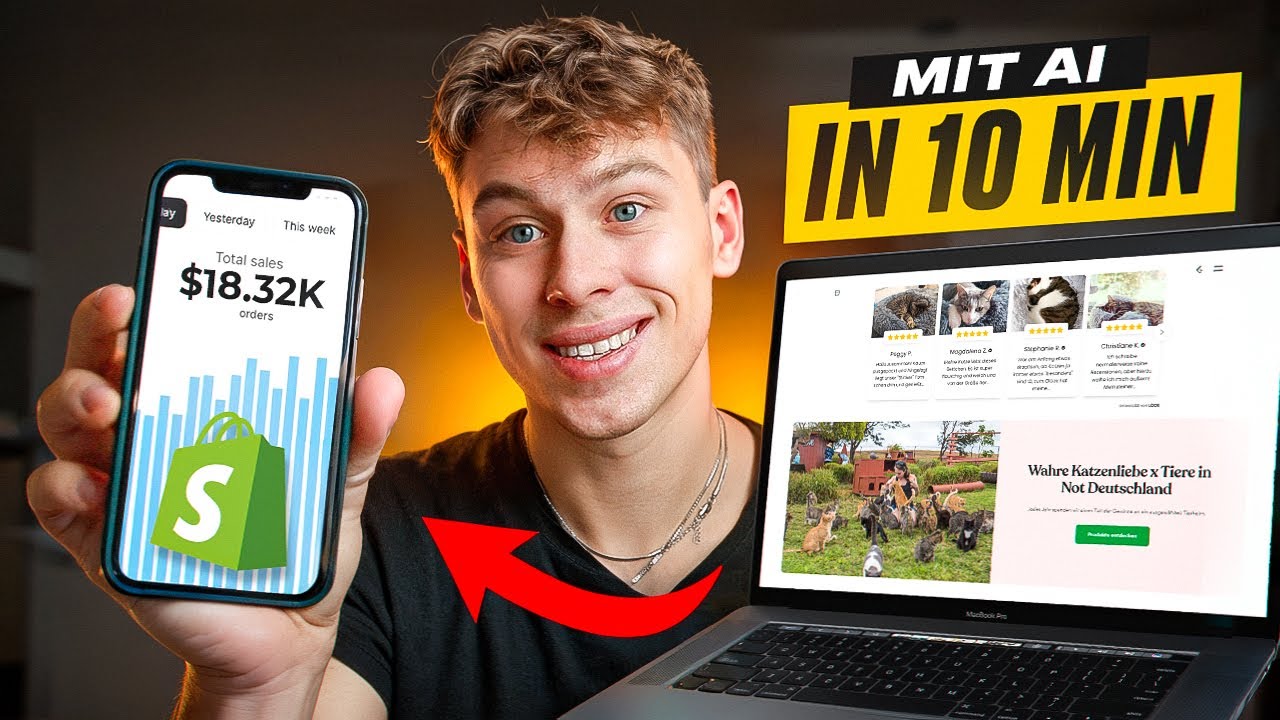 So baust du einen Online Shop in unter 10min (Mit AI)