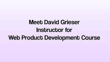 Web Product Development Course