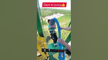 crazy boy bungee jumping #shorts #trending #adventure