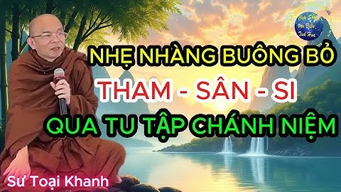 Học Cách Buông Bỏ Để Diệt Trừ Khổ Đau Và Tham – Sân – Si | Phật Dạy Quá Đúng! Sư Toại Khanh.