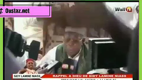 Discours du Khalife de Léona Niassène Cheikh Ahmed Tidian Niass, après l'inhumation de Sidy Lamine