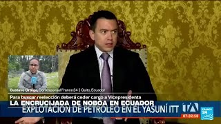 Informe desde Quito: tensiones entre el presidente de Ecuador y su vicepresidenta